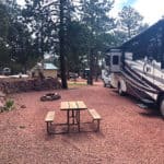Camping in Colorado Springs at Mountaindale RV Resort campsite #37