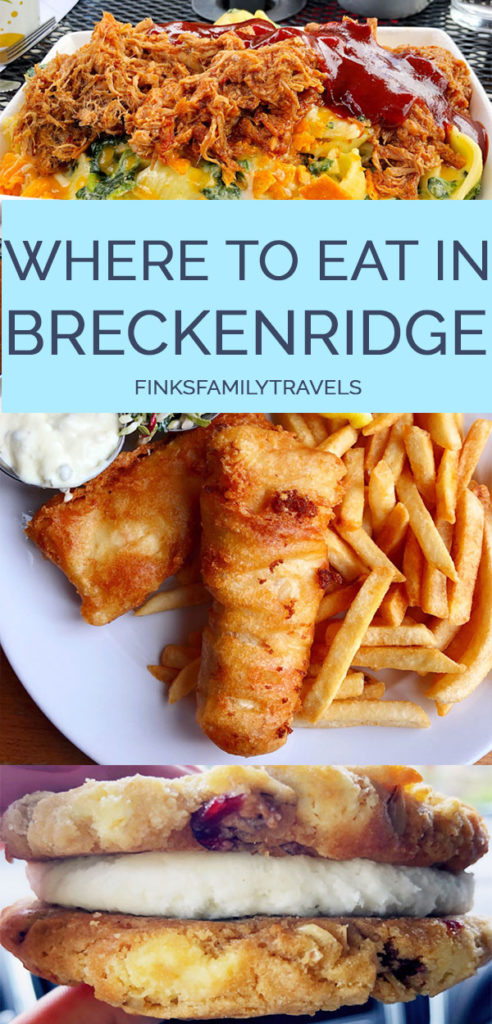 Where to eat in Breckenridge CO pinterest collage