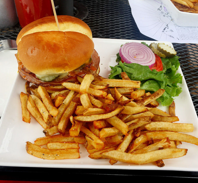Cuban Sandwich and fries from The Canteen